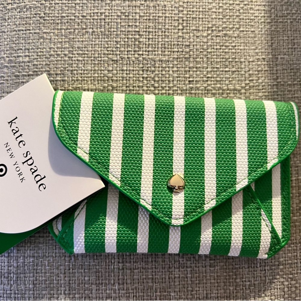 🌴🎉 *NWT* TARGET X KATE SPADE COLLAB STRIPED CARD CASE! 🎊